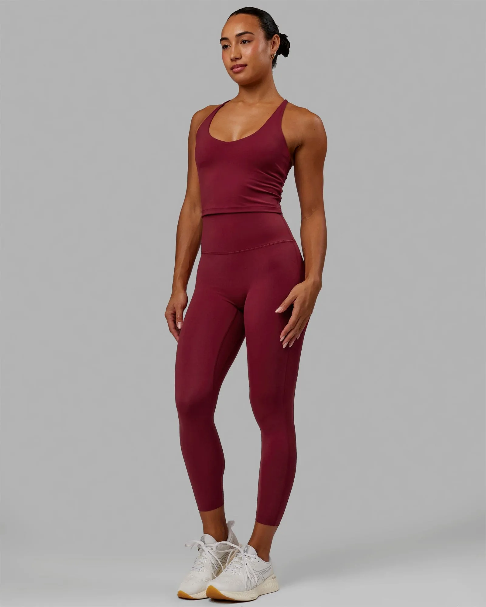 Elixir 7/8 Length Tights - Cranberry sold by LSKD product image thumbnail 2