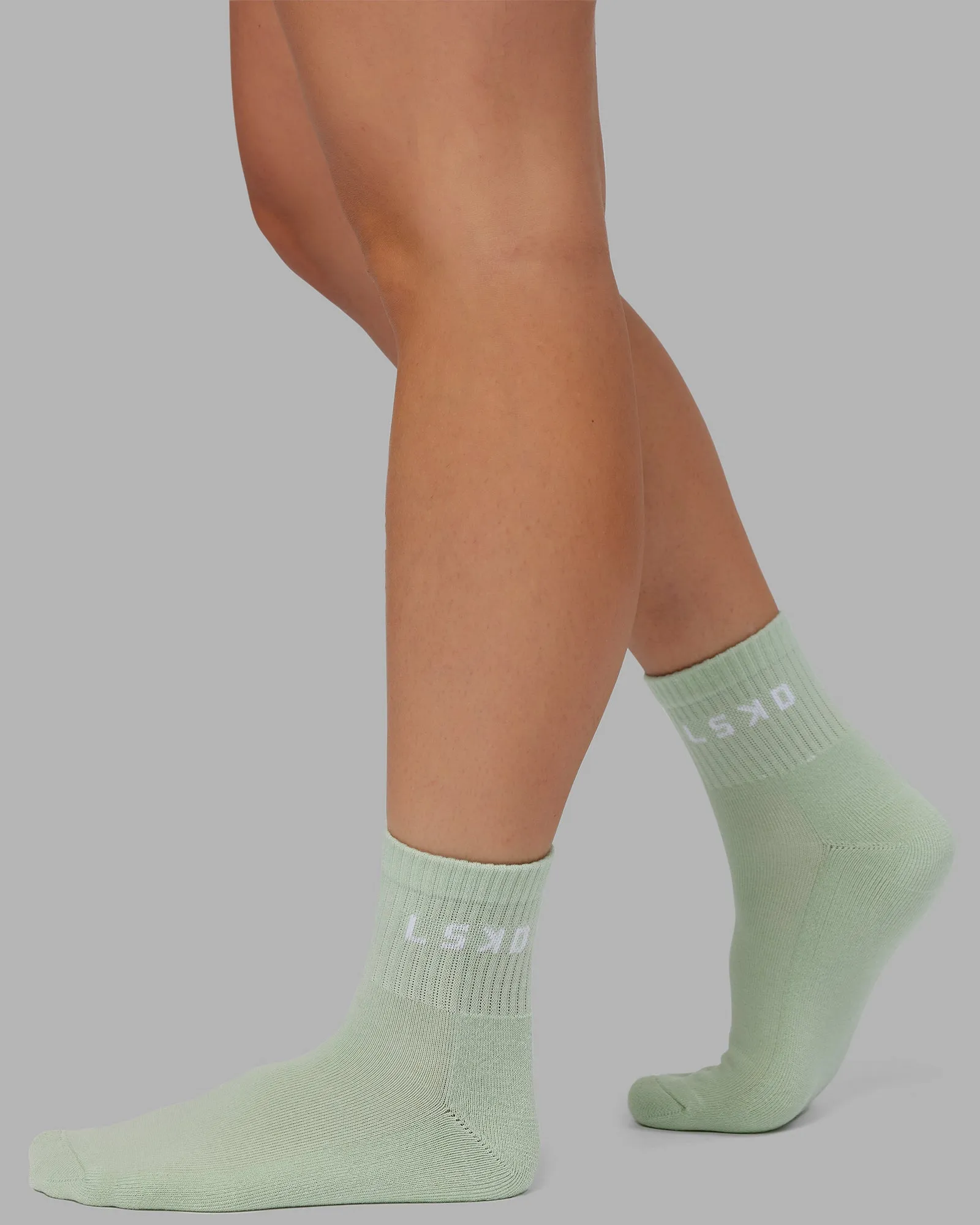 Daily Quarter Sock 3 Pack - Glacial Blue-Surf Spray-Mellow Peach sold by LSKD product image thumbnail 3