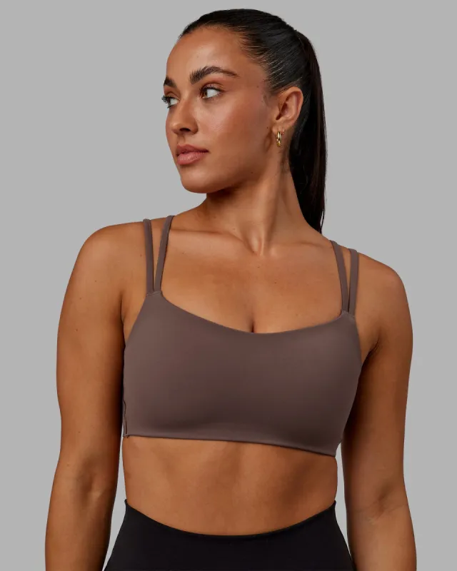 Vantage Sports Bra - Peppercorn sold by LSKD