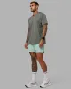 UltraAir 5" Lined Performance Short - Pastel Turquoise-Reflective sold by LSKD