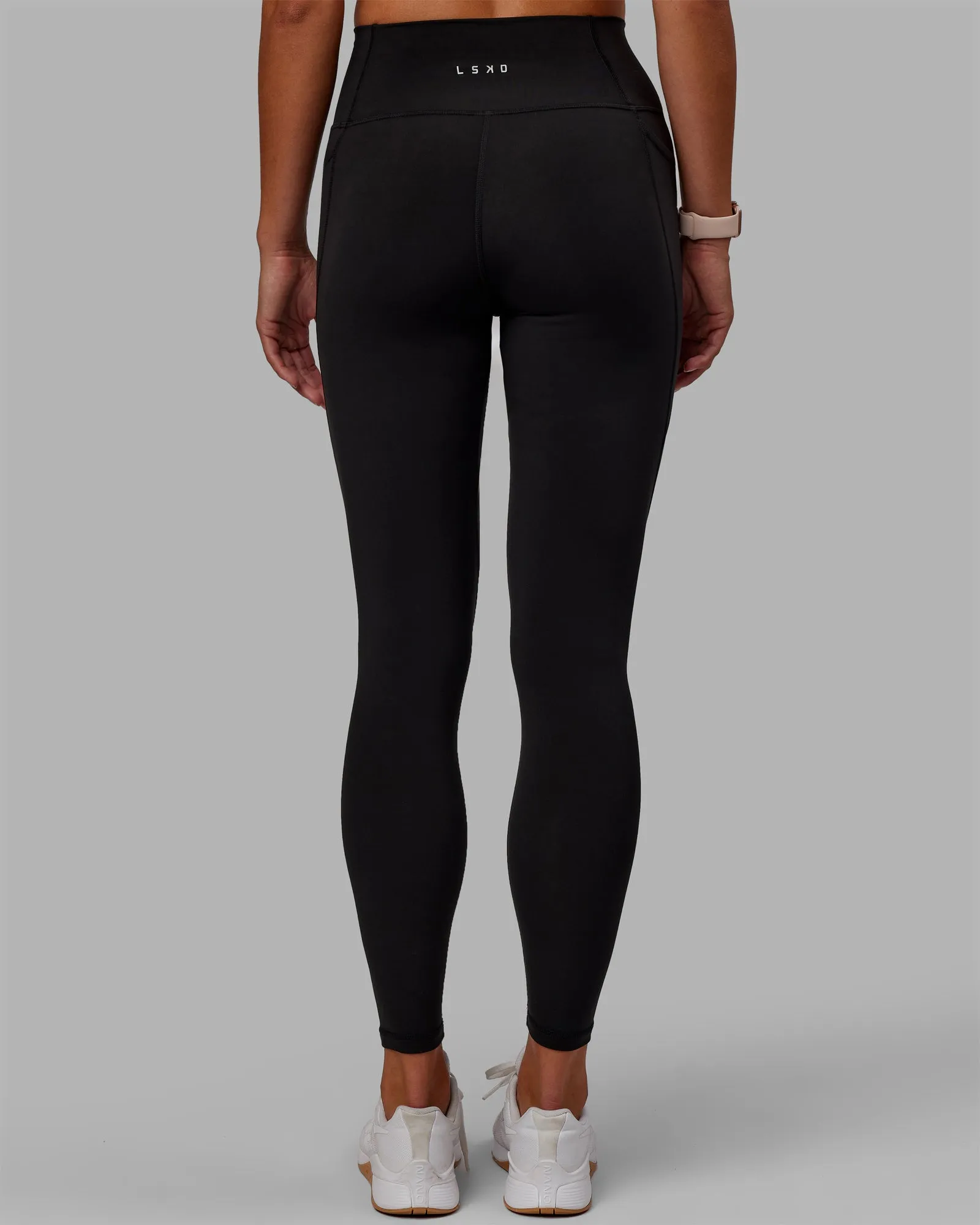 Fusion Full Length Tights With Leg Logo - Pride-Black sold by LSKD product image thumbnail 4