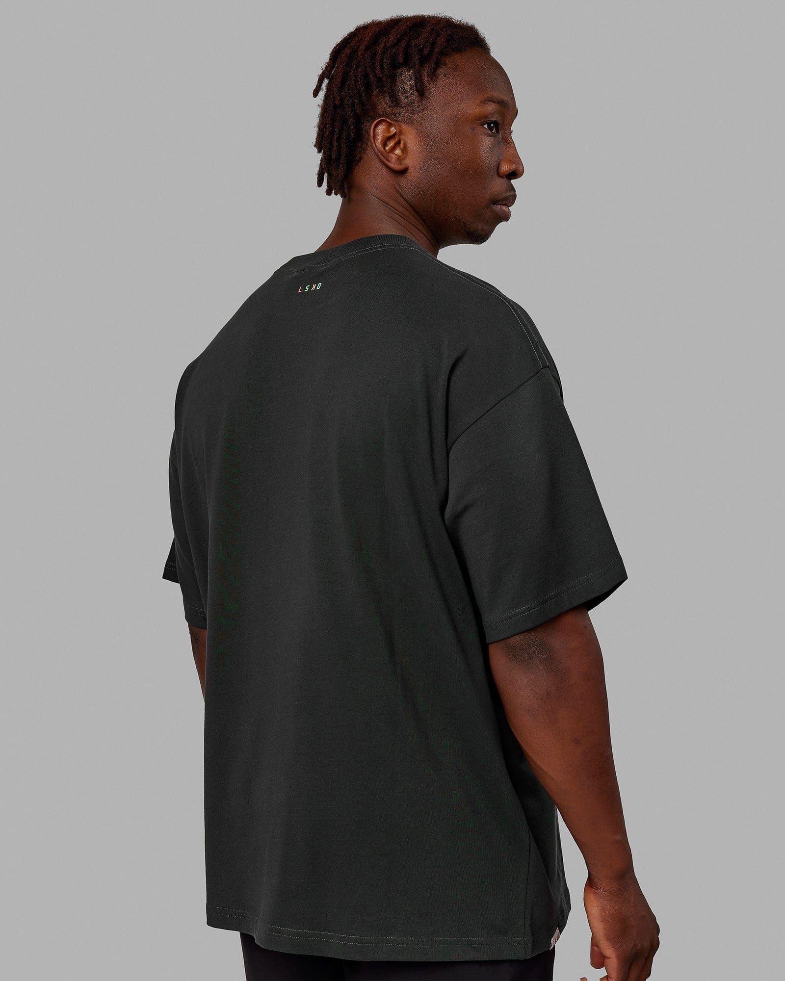 Unisex Enjoy The Journey Heavyweight Tee Oversize - Pirate Black-Multi sold by LSKD product image thumbnail 4