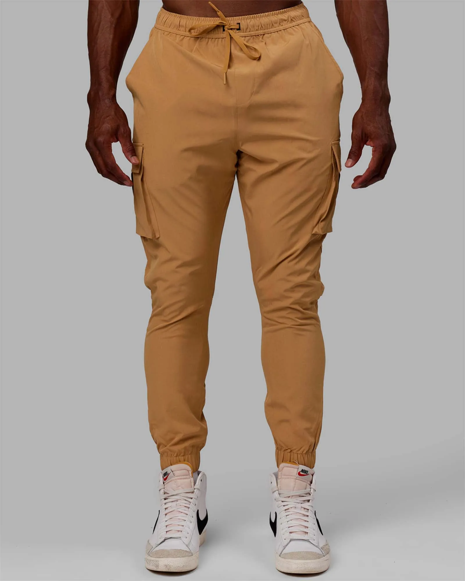 Energy Stretch Performance Cargo Joggers - Latte sold by LSKD product image thumbnail 5