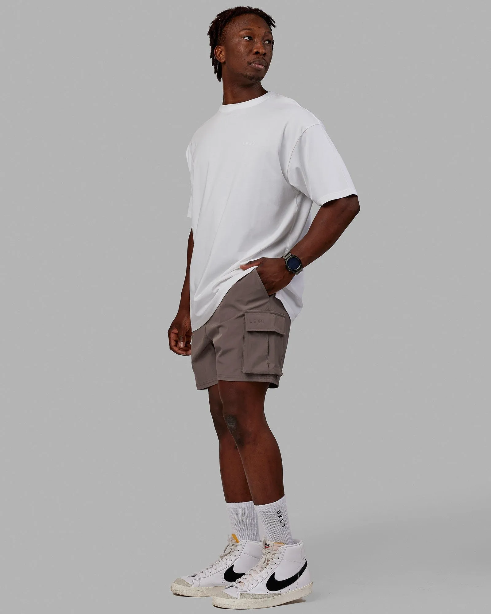 Energy Stretch 6" Performance Cargo Short - Iron sold by LSKD product image thumbnail 5