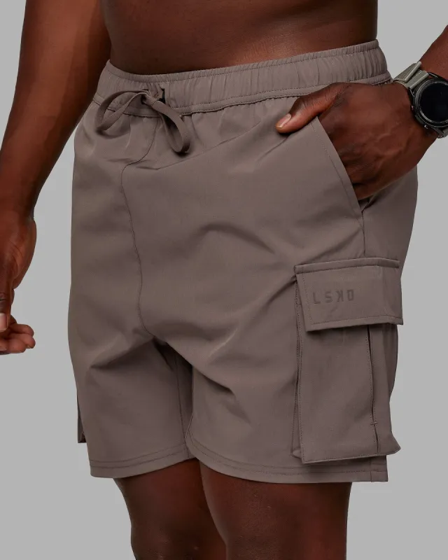 Energy Stretch 6" Performance Cargo Shorts - Iron sold by LSKD