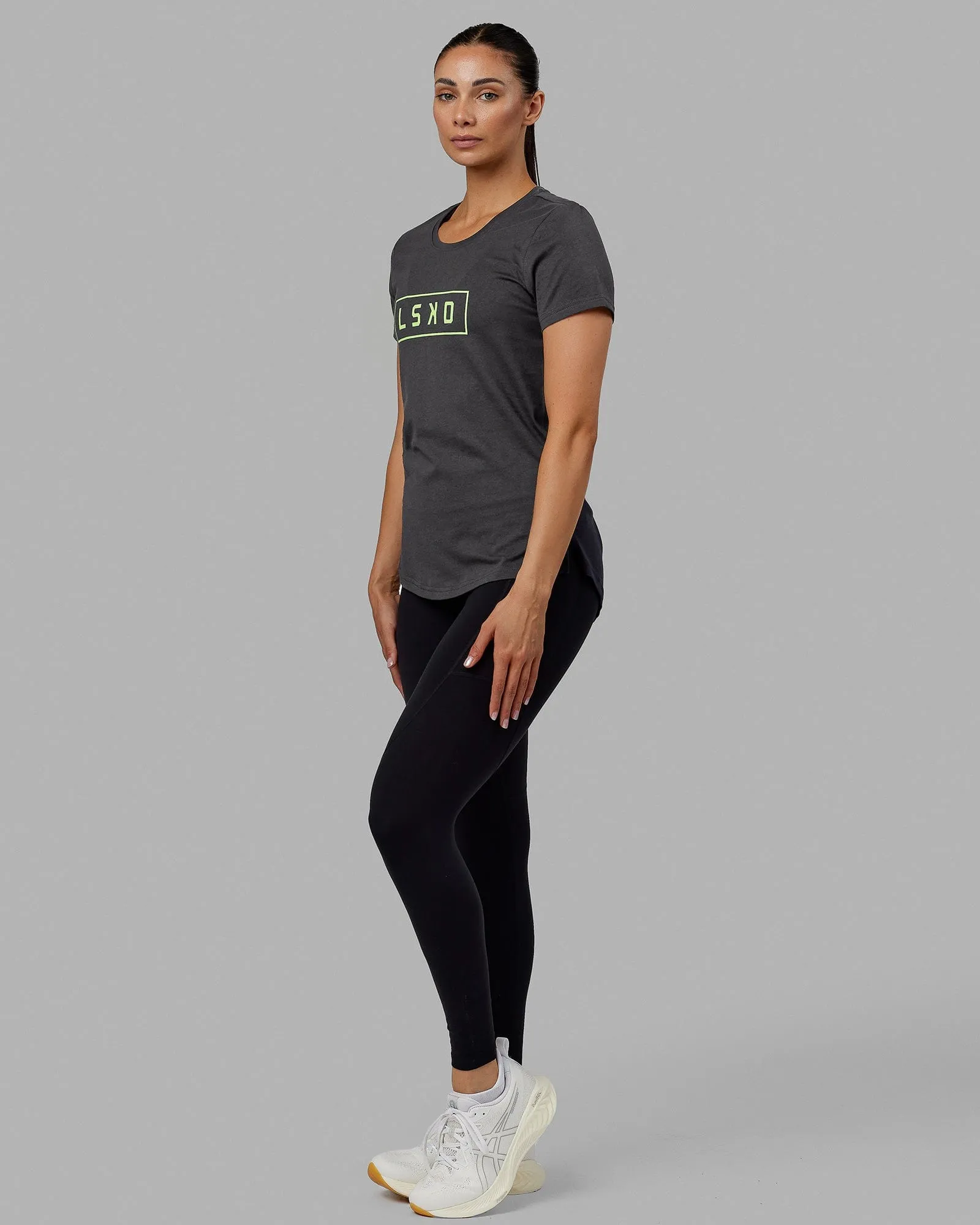 Luna Tee - Phantom-Green Fig sold by LSKD product image thumbnail 3