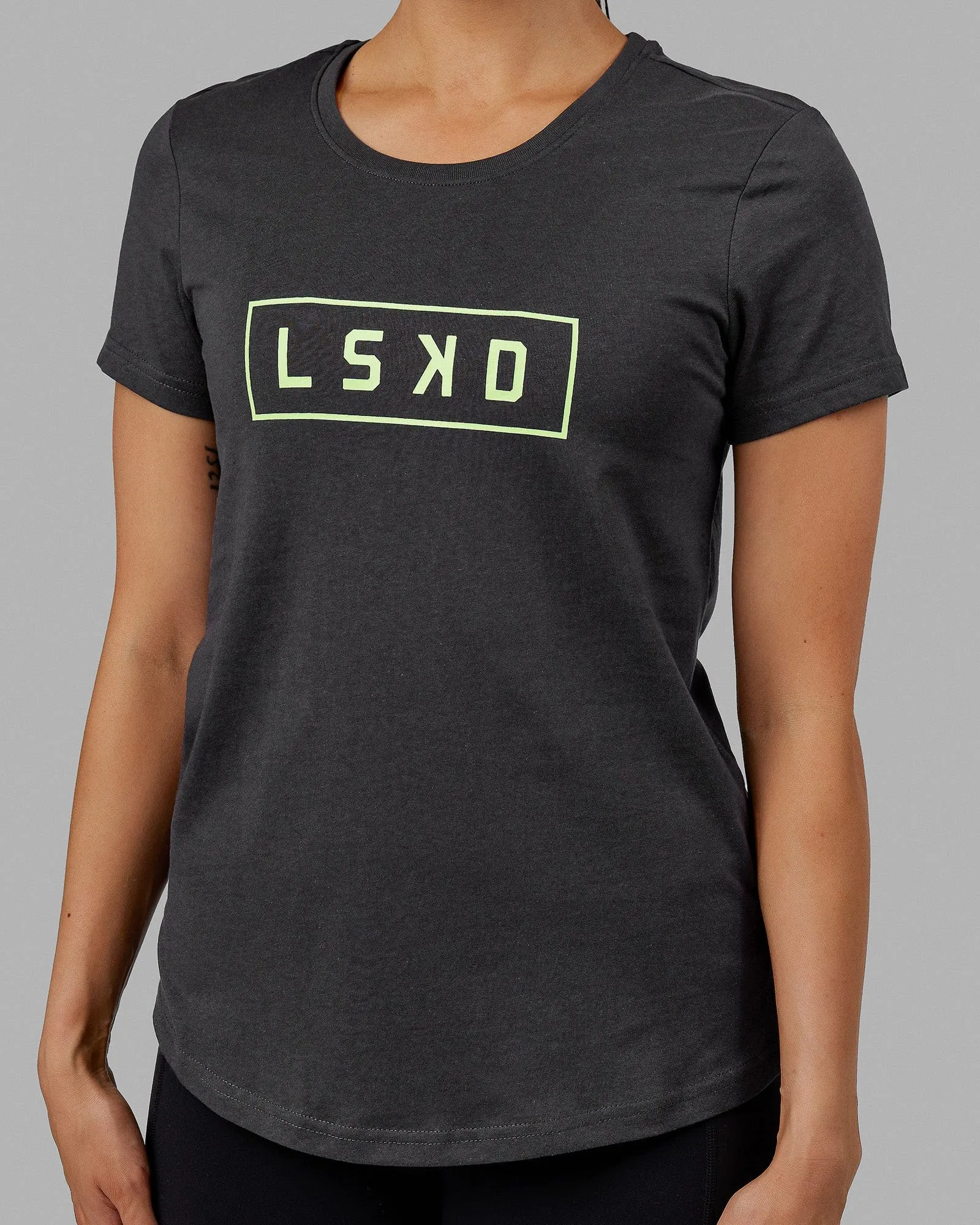 Luna Tee - Phantom-Green Fig sold by LSKD product image thumbnail 4