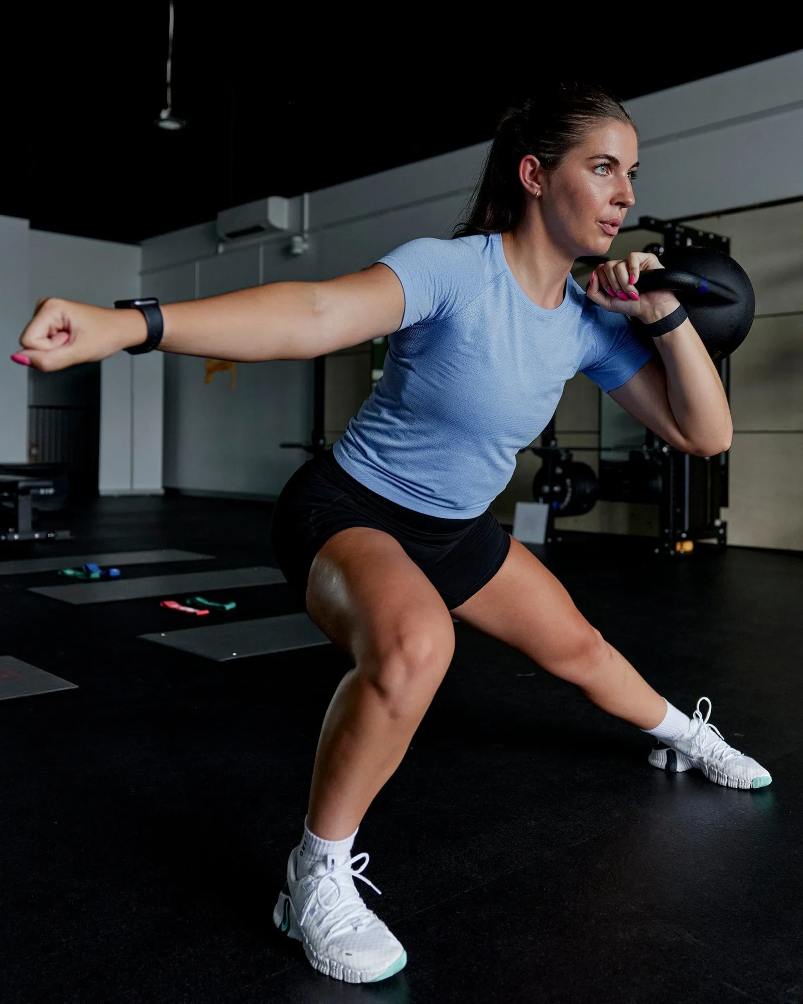 AeroFLX+ Seamless Tee - Cornflower Blue Marl sold by LSKD