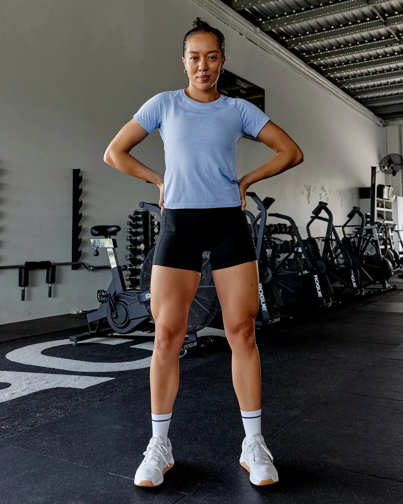 AeroFLX+ Seamless Tee - Cornflower Blue Marl sold by LSKD product image thumbnail 3