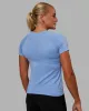 AeroFLX+ Seamless Tee - Cornflower Blue Marl sold by LSKD