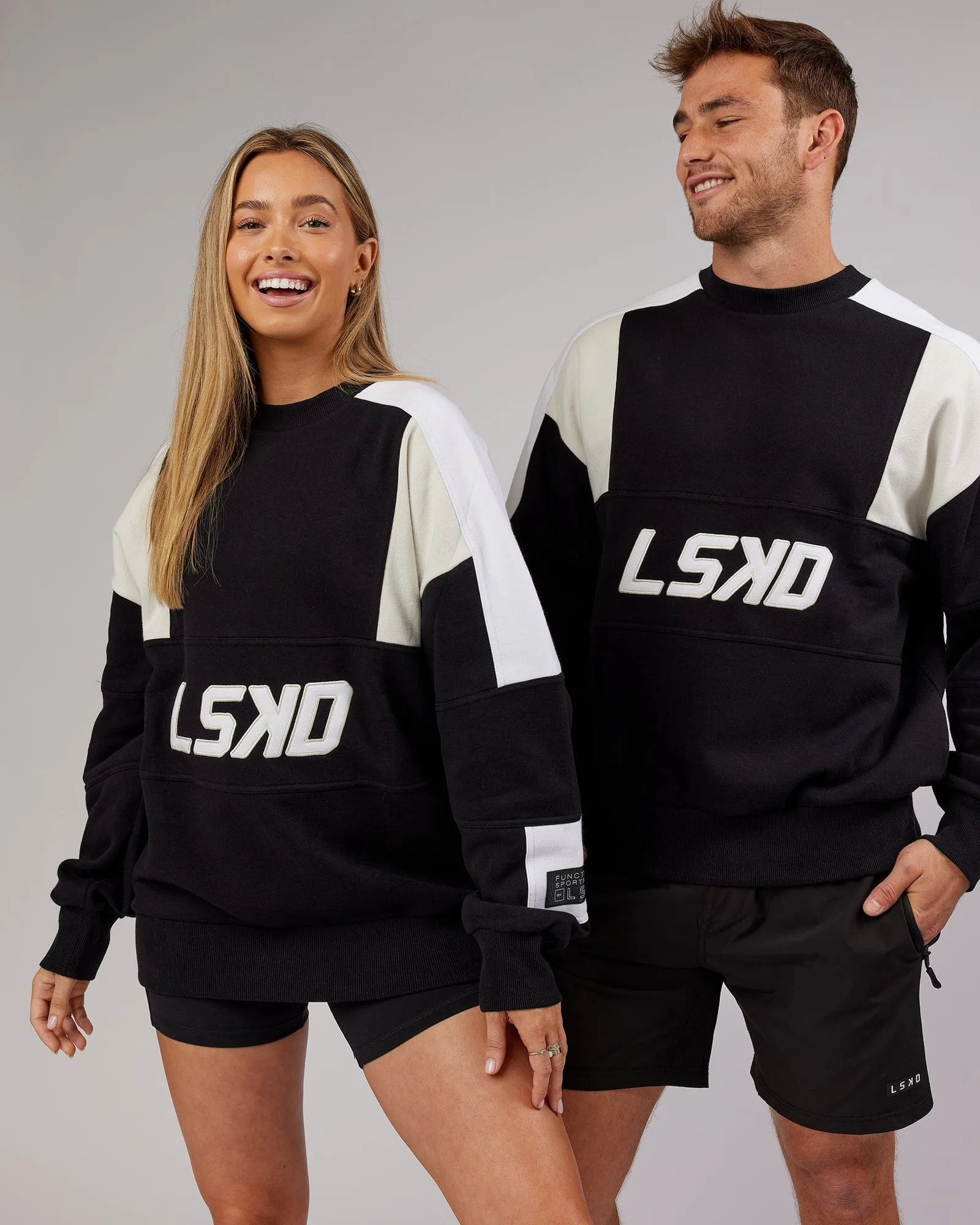 Unisex Slam Sweater Oversize - Black-Bone sold by LSKD