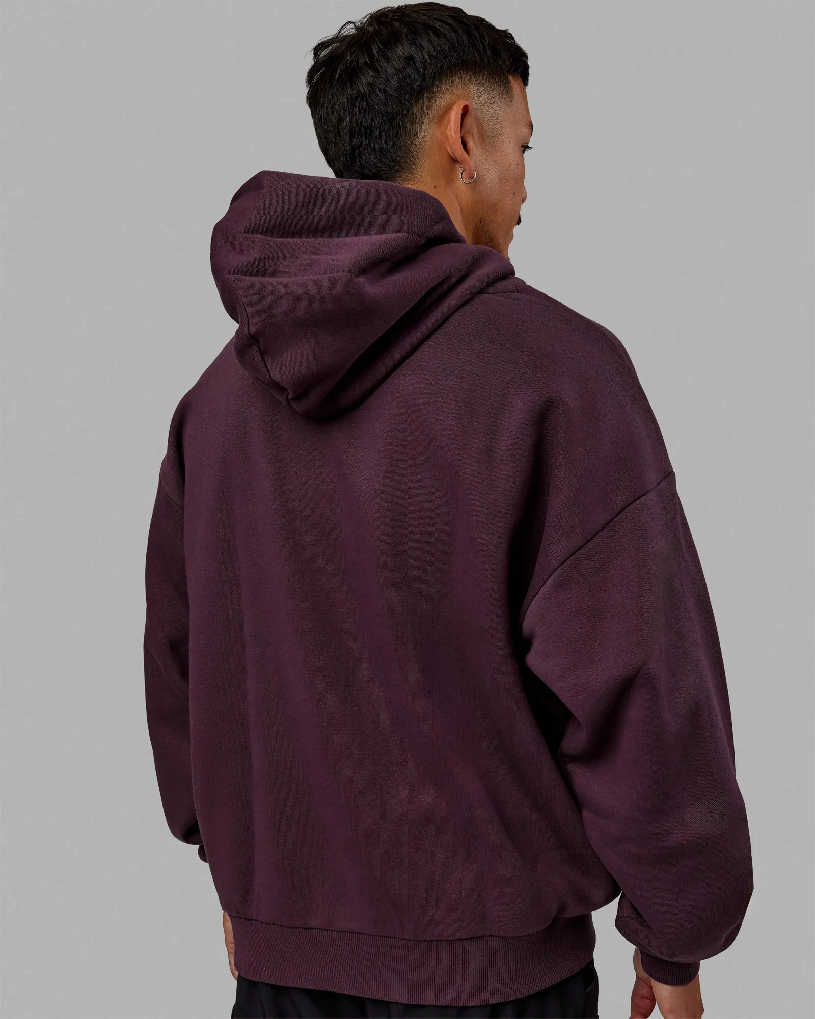 Unisex 1% Better Hoodie Oversize - Midnight Plum sold by LSKD product image thumbnail 4