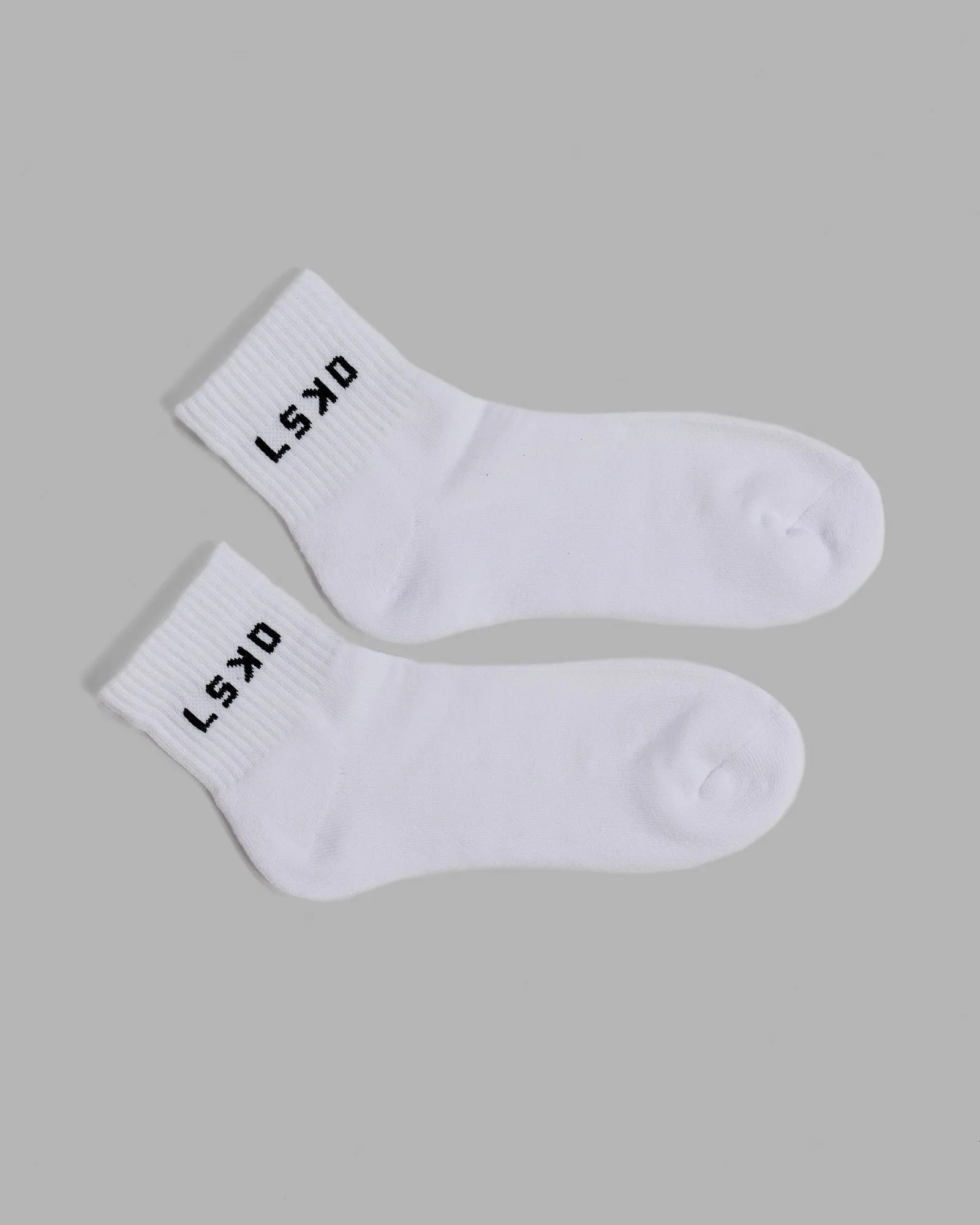 Daily Quarter Sock 3 Pack - White-Black sold by LSKD product image thumbnail 5