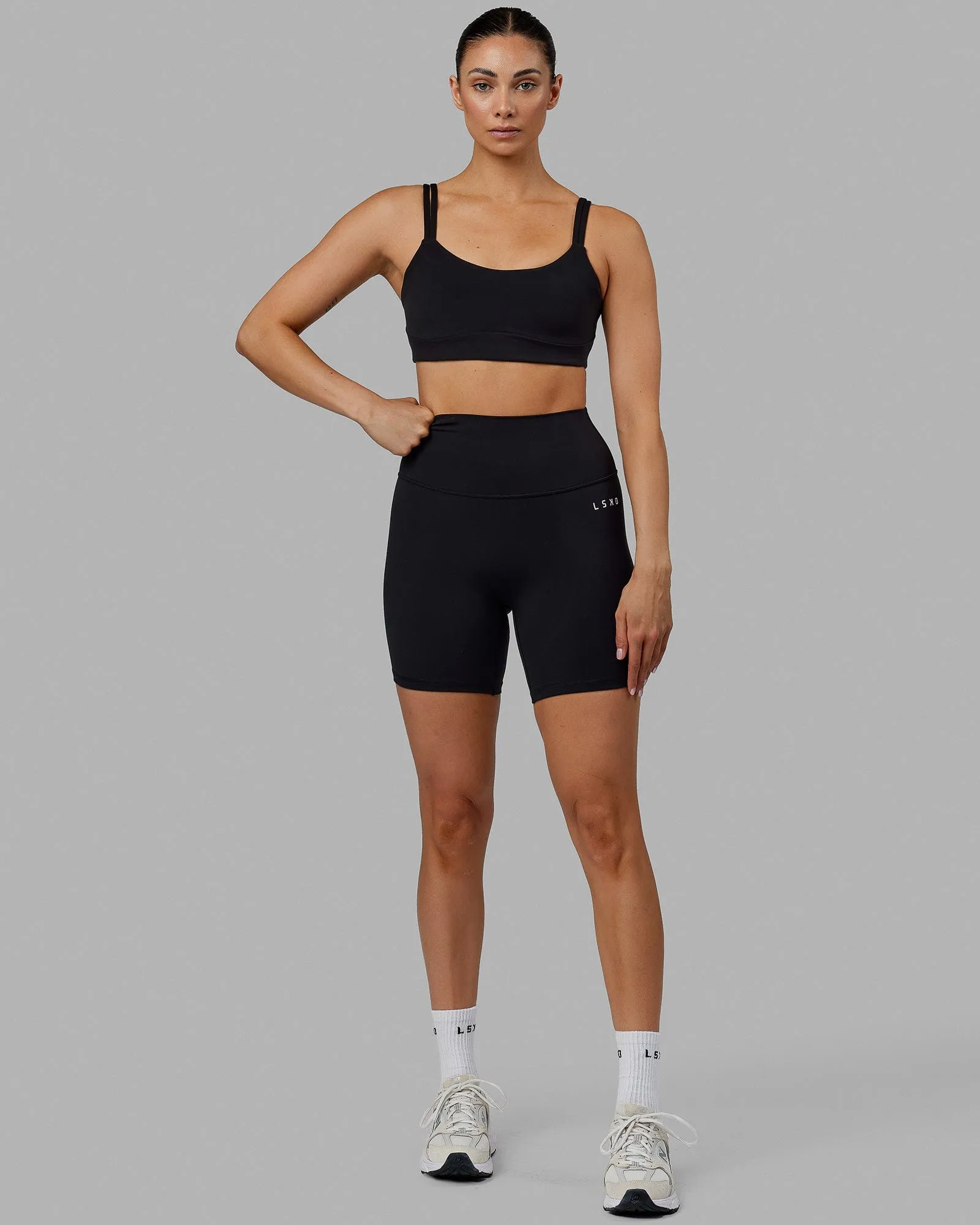 Structure Sports Bra - Black sold by LSKD product image thumbnail 4