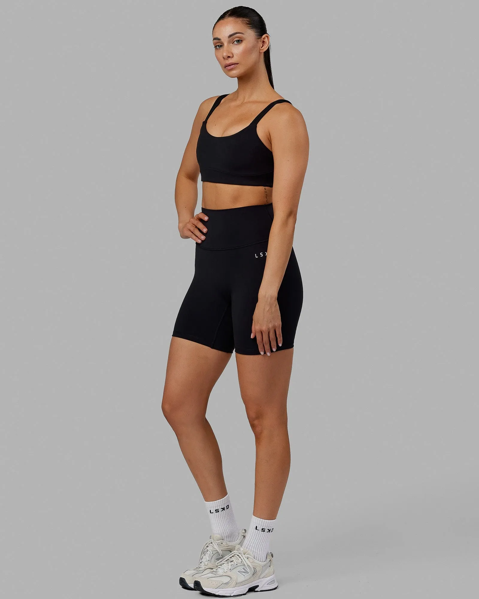 Structure Sports Bra - Black sold by LSKD product image thumbnail 5