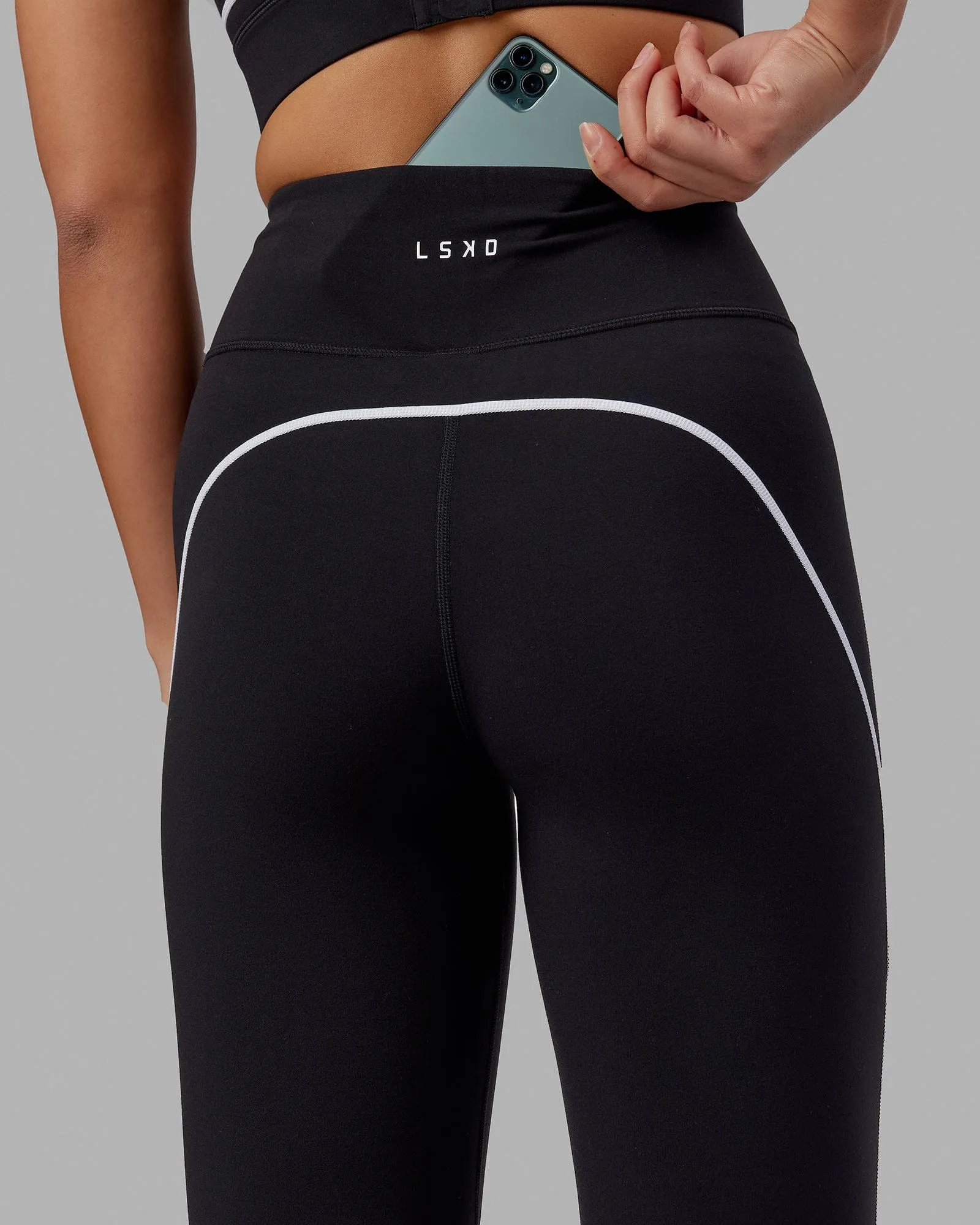 Pulse Full Length Tights - Black sold by LSKD product image thumbnail 5