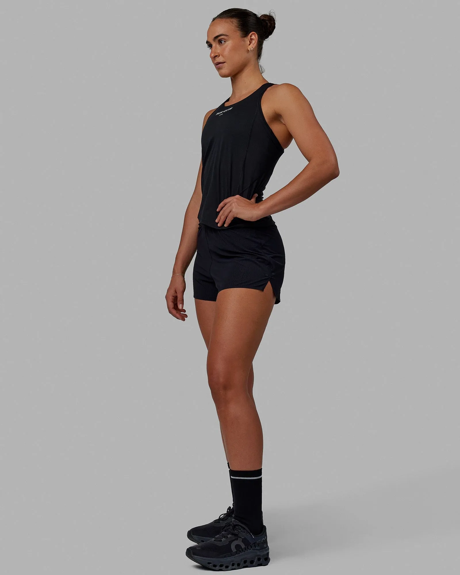 Run Club Performance Tank - Black-White sold by LSKD product image thumbnail 5