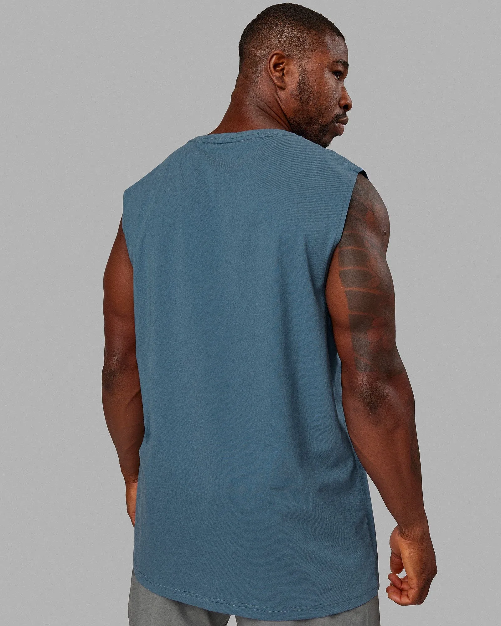 Base FLXCotton Tank - Elemental Blue sold by LSKD product image thumbnail 4
