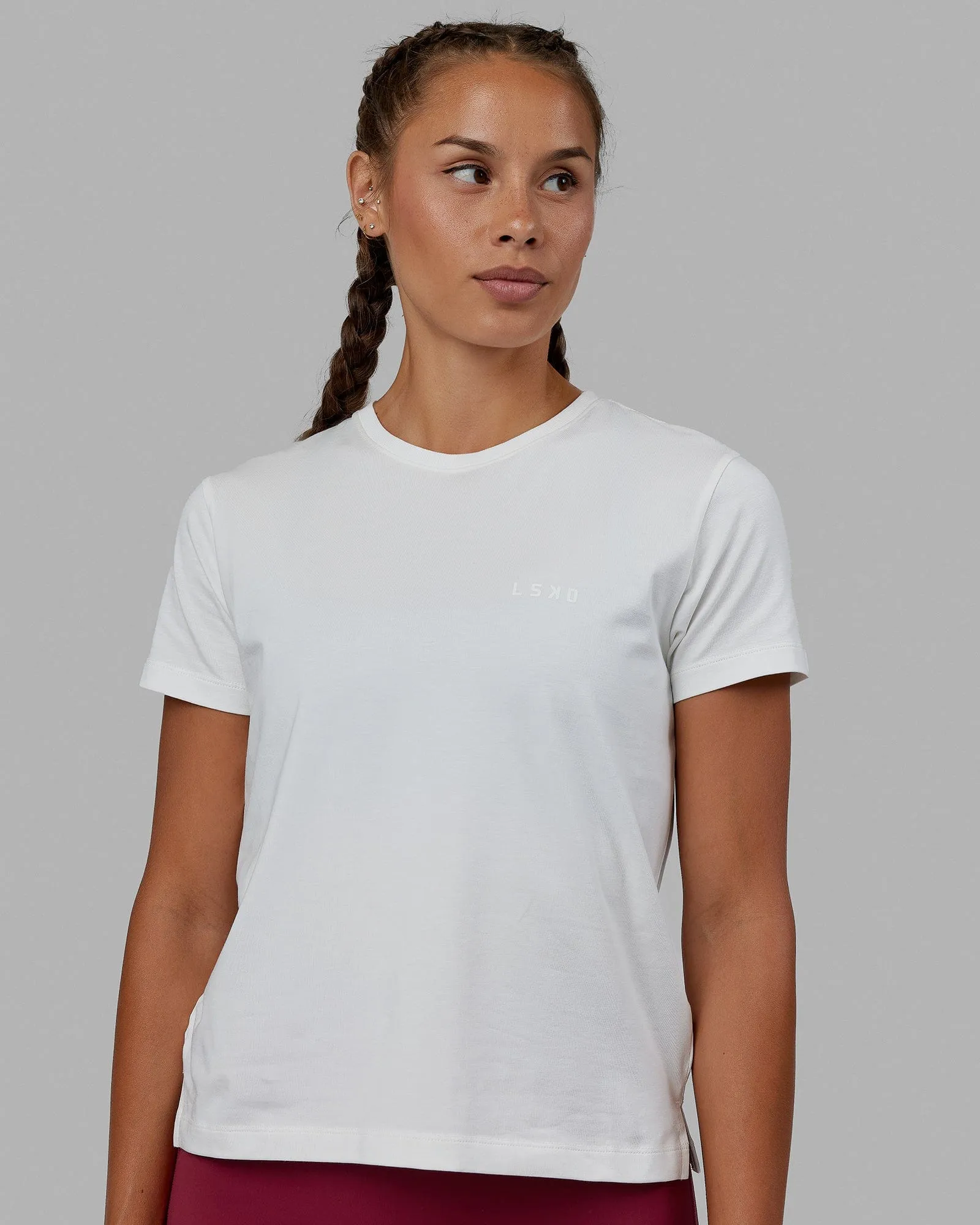 Deluxe PimaFLX Tee - Off White sold by LSKD