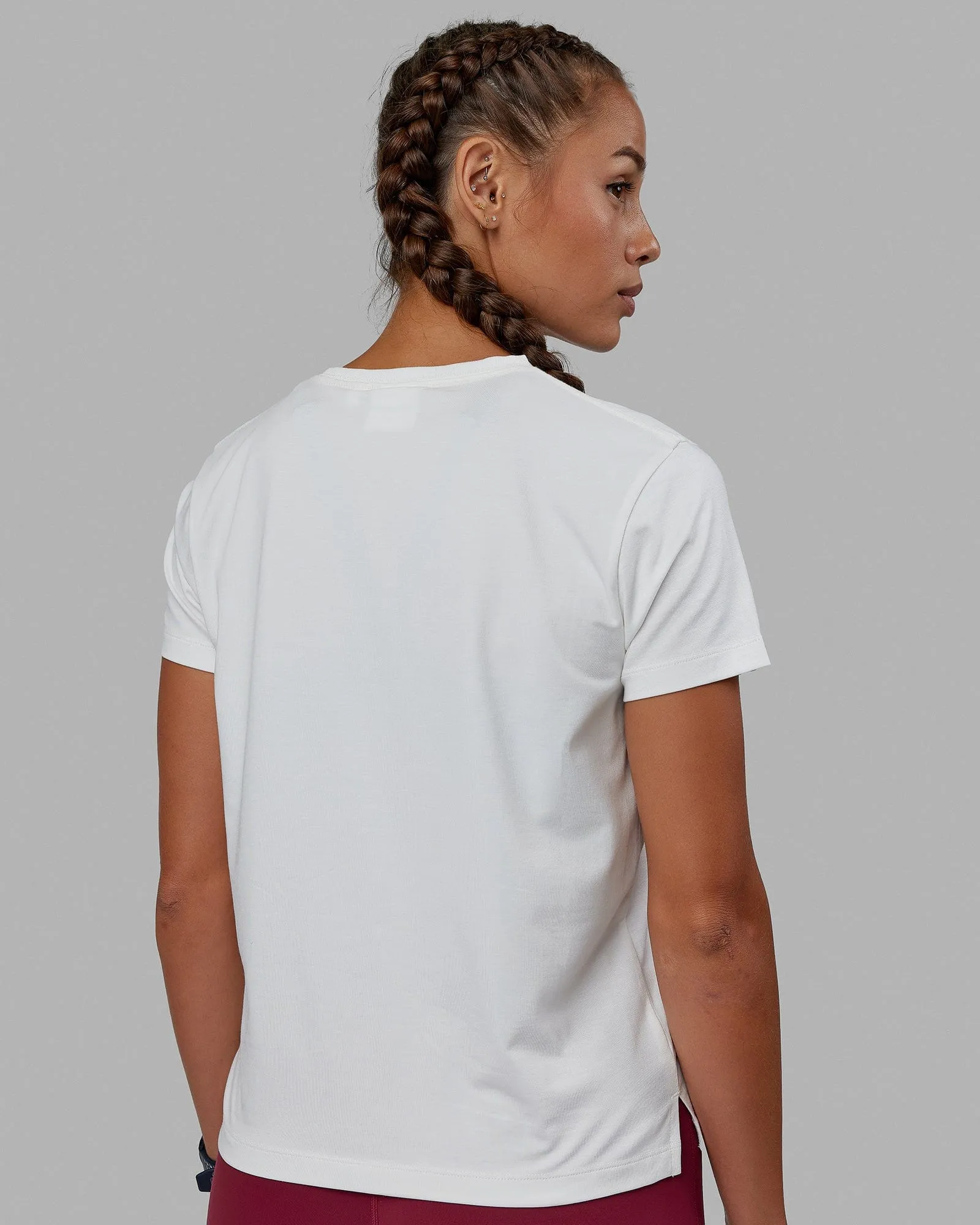 Deluxe PimaFLX Tee - Off White sold by LSKD product image thumbnail 4