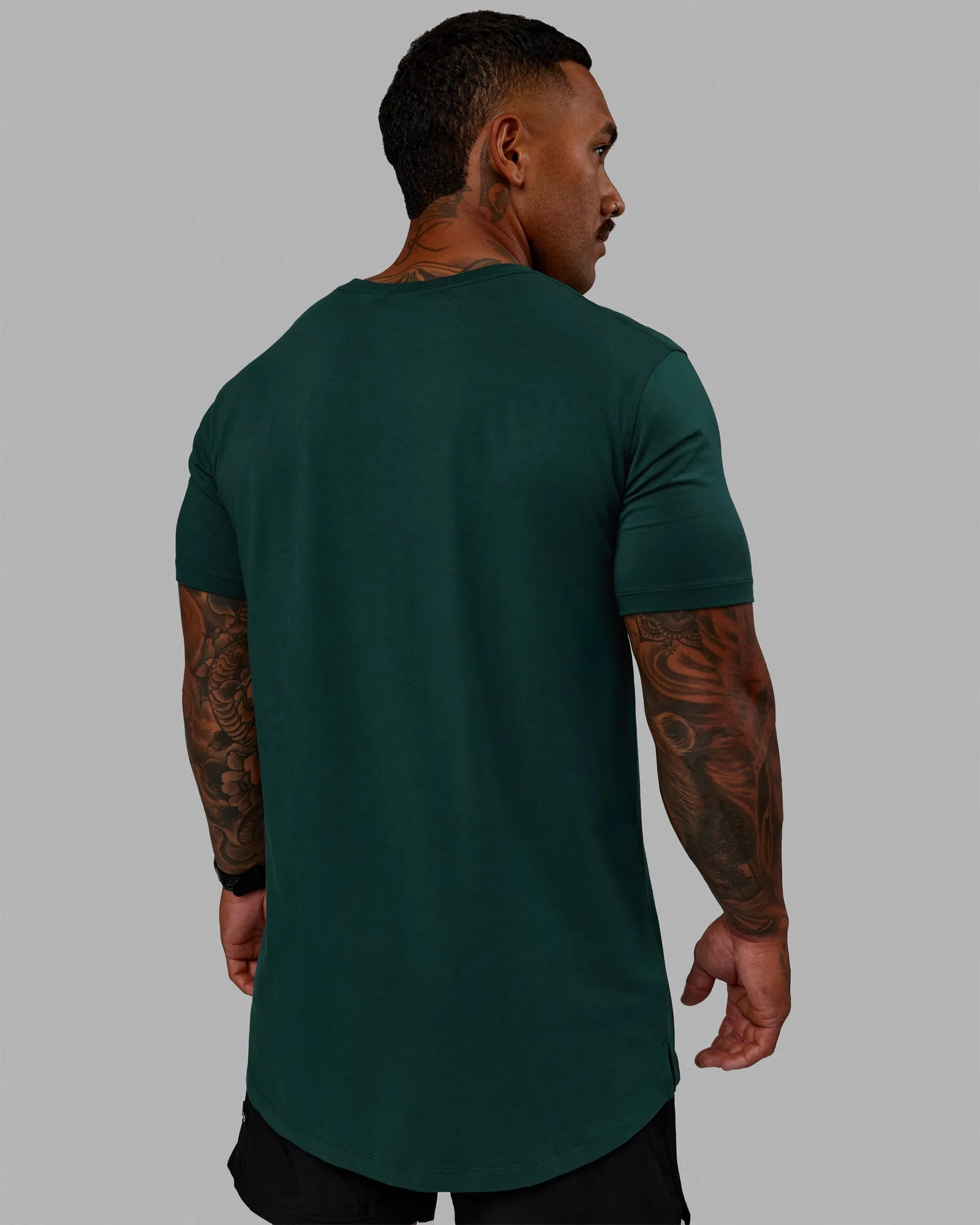 Deluxe PimaFLX Tee - Dark Moss sold by LSKD product image thumbnail 4