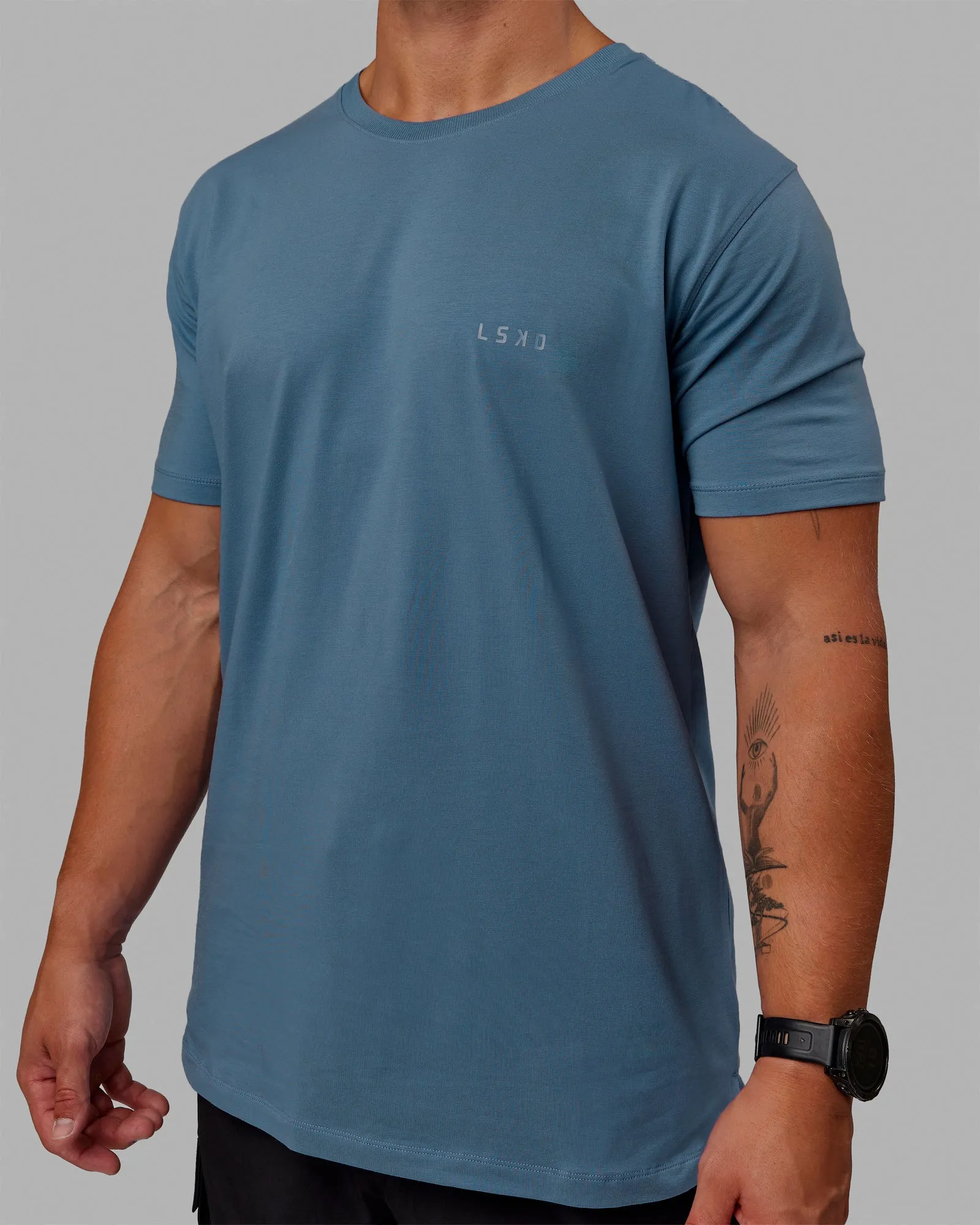 PimaFLX Tee - Elemental Blue sold by LSKD product image thumbnail 4