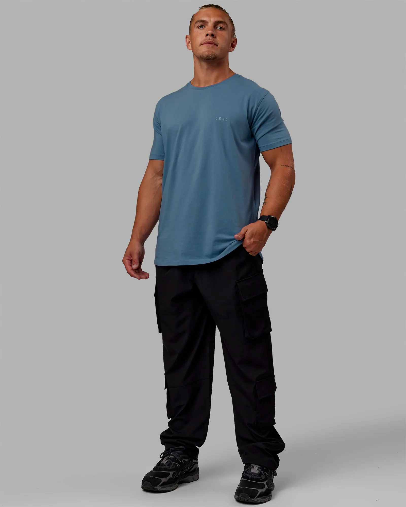 PimaFLX Tee - Elemental Blue sold by LSKD product image thumbnail 2