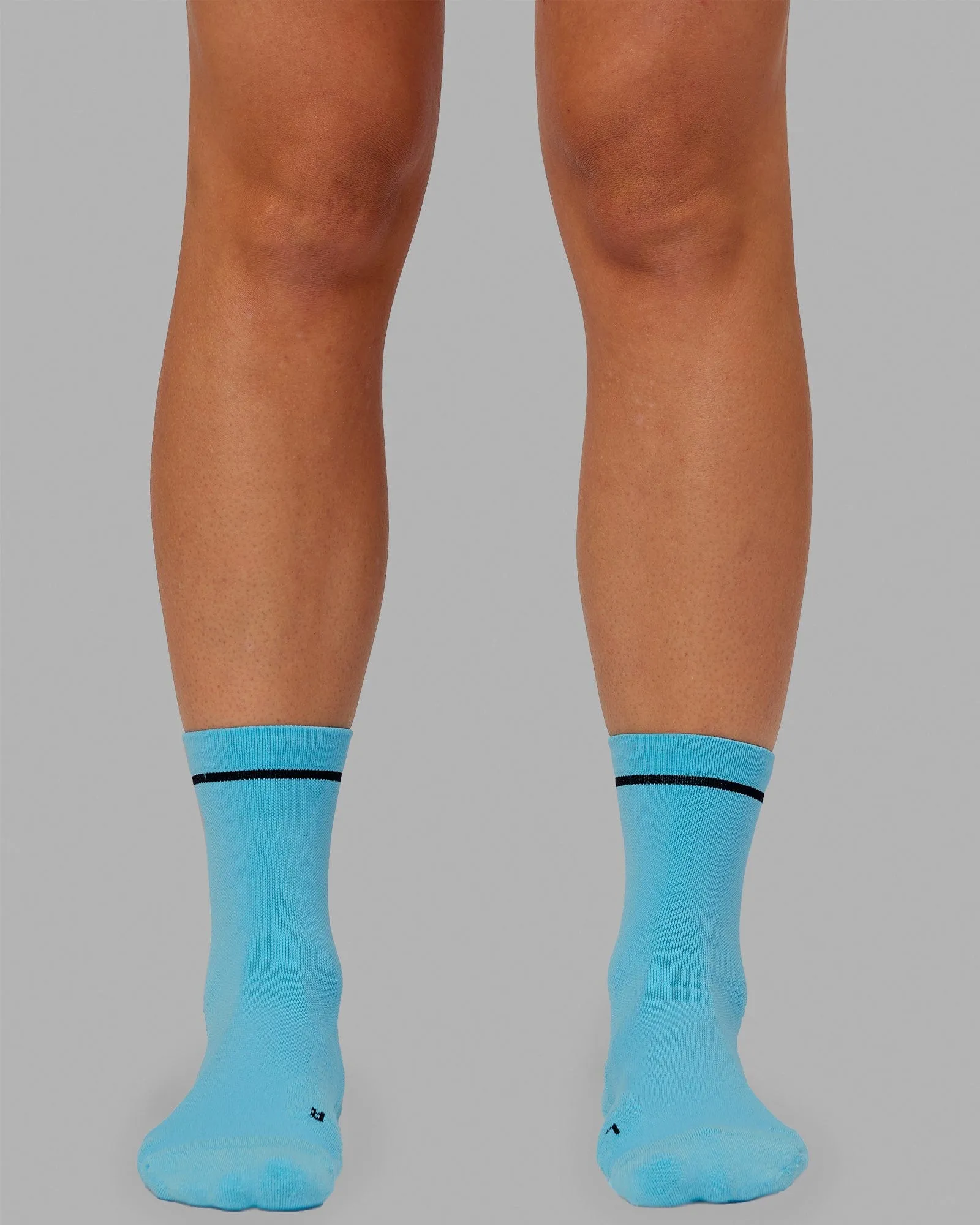Fast Performance Quarter Socks - Neon Blue-Black sold by LSKD product image thumbnail 2