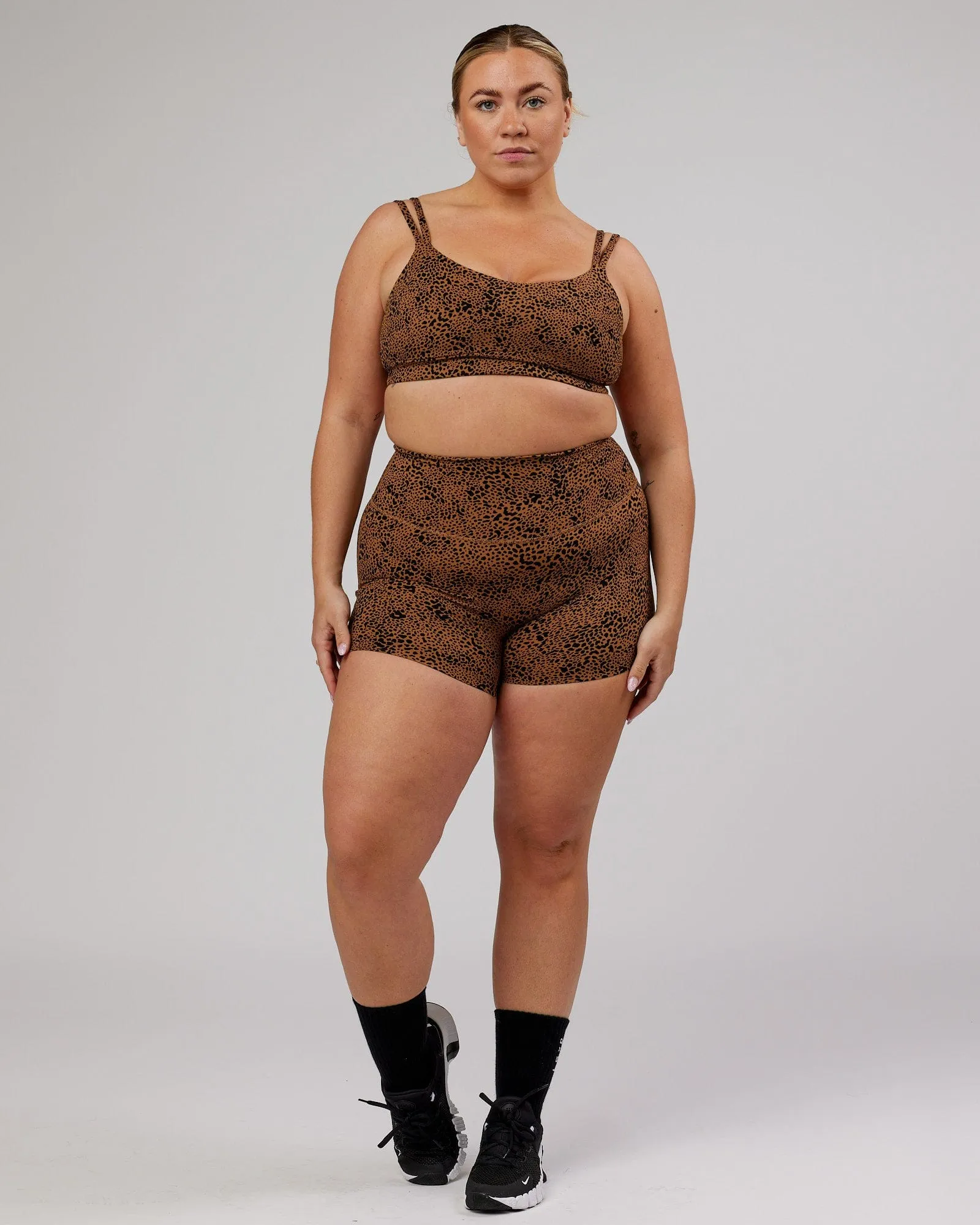 Vogue Sports Bra - Agile Camel Print sold by LSKD product image thumbnail 4