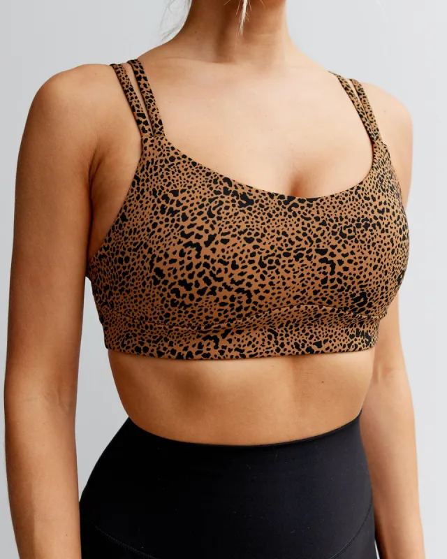 Vogue Sports Bra - Agile Camel Print sold by LSKD
