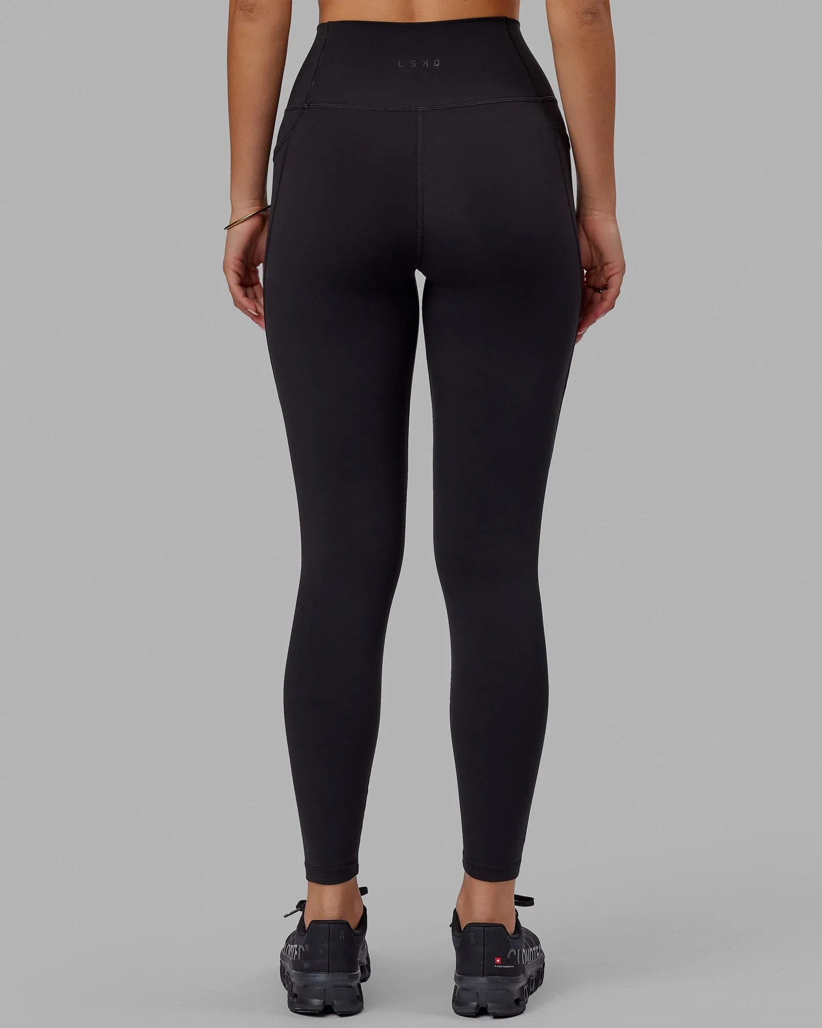 Fusion Full Length Tight - Black-Black sold by LSKD product image thumbnail 5