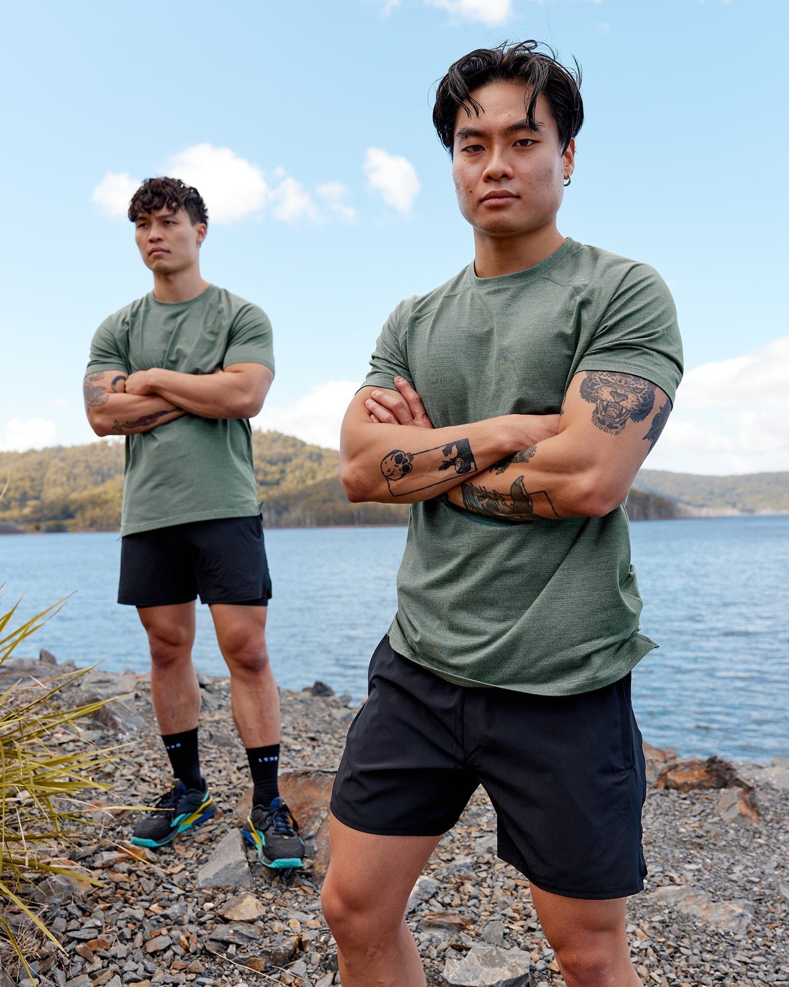 Perform VapourFLX Tee - Dark Forest sold by LSKD product image thumbnail 4