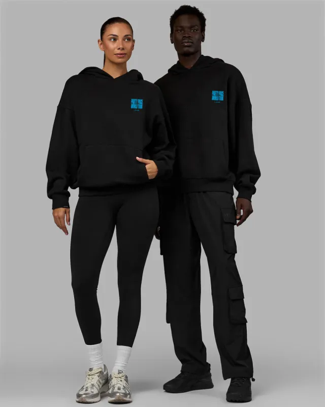 Unisex Party Pace Hoodie Oversize - Black-Blue sold by LSKD