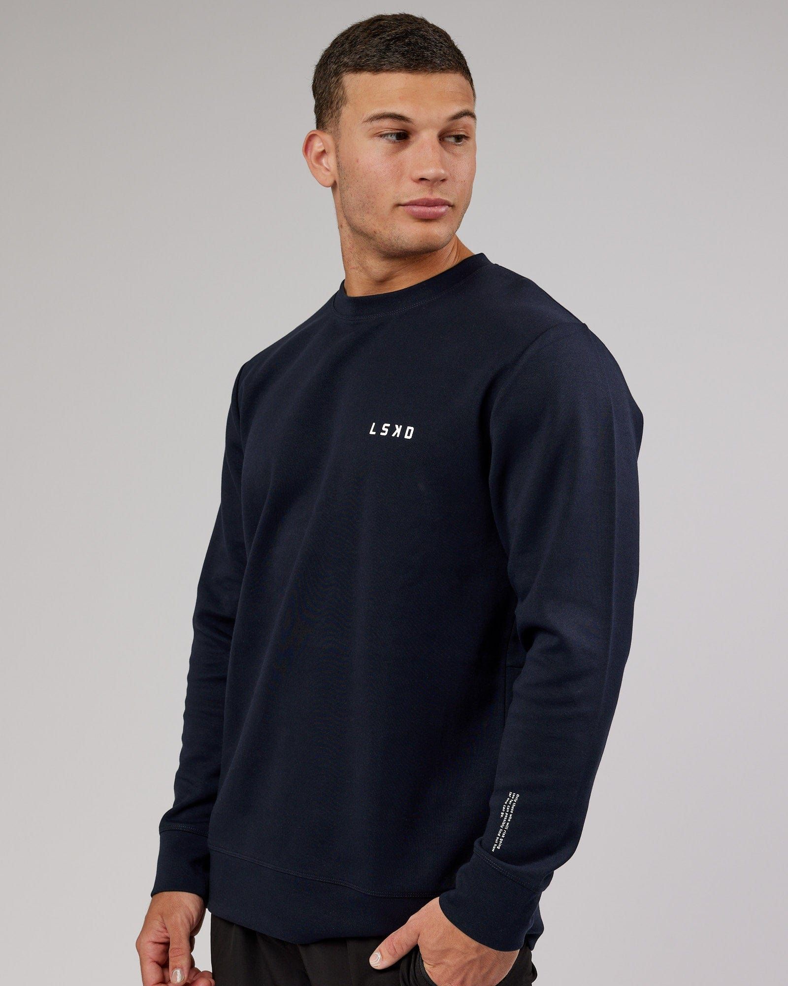 Athlete ForgedFleece Sweater - Dark Navy sold by LSKD product image thumbnail 4