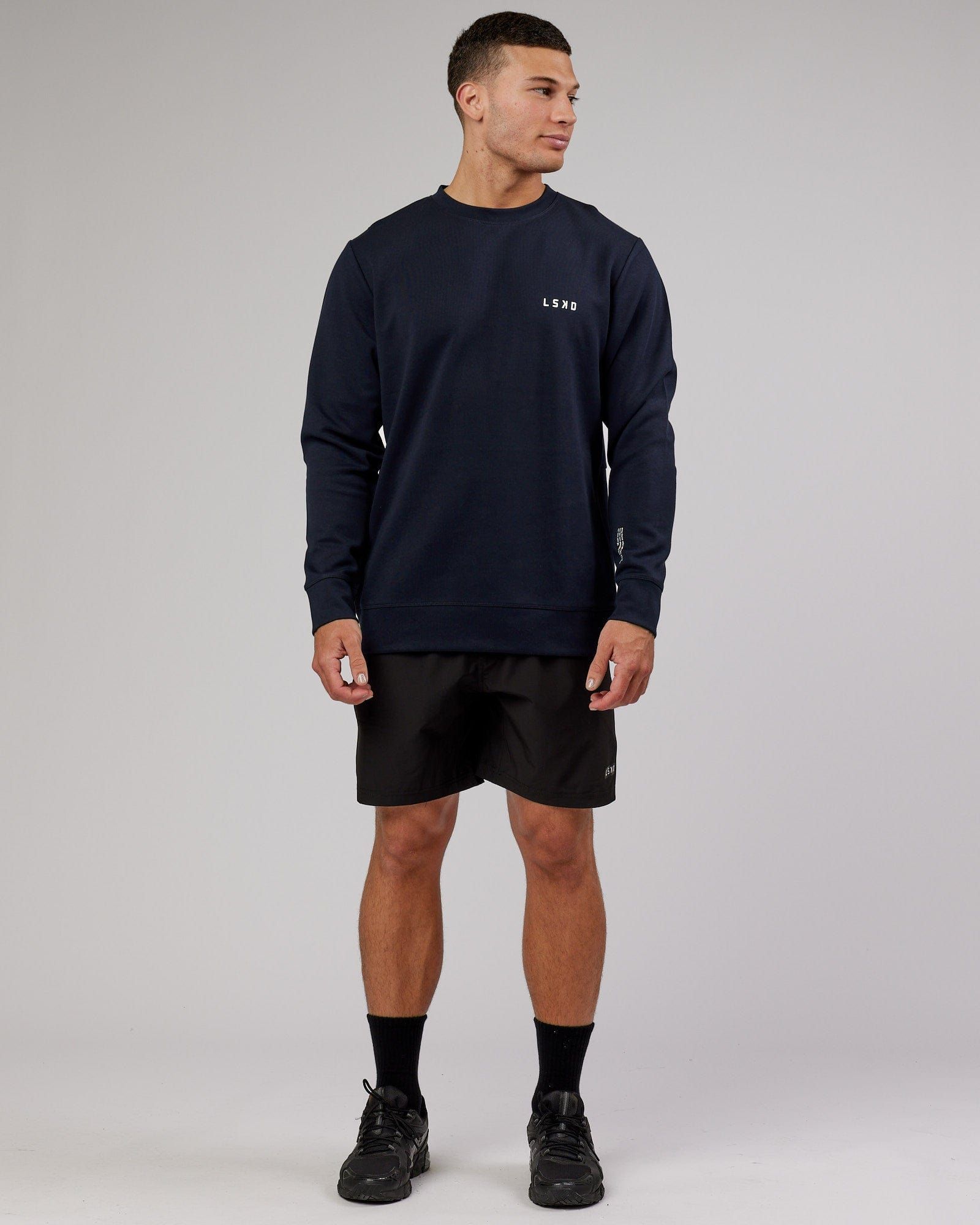 Athlete ForgedFleece Sweater - Dark Navy sold by LSKD product image thumbnail 2