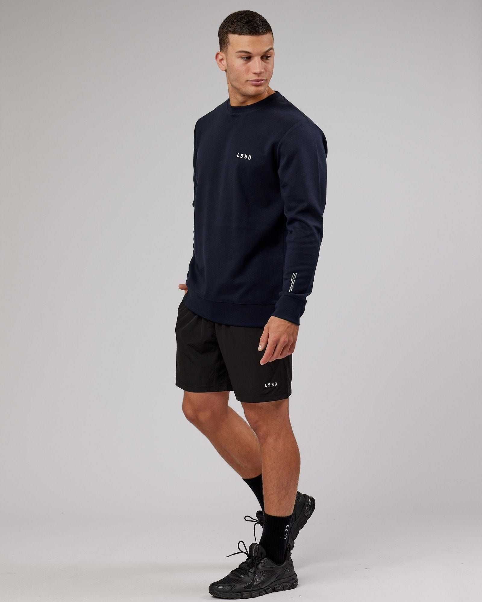 Athlete ForgedFleece Sweater - Dark Navy sold by LSKD product image thumbnail 3