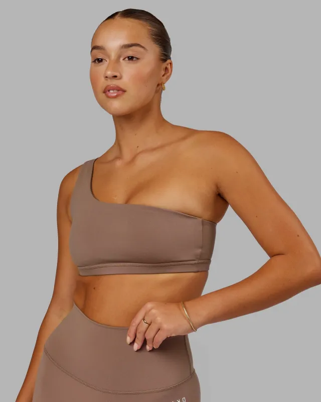 Flex Sports Bra - Deep Taupe sold by LSKD
