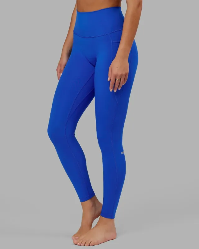 Fusion Full Length Tights - Strong Blue sold by LSKD
