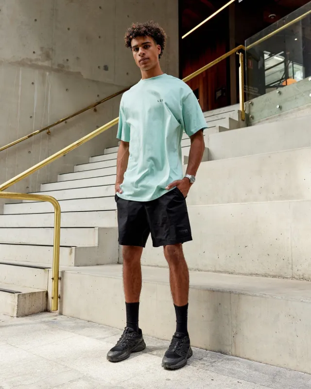 Endeavour Heavyweight Longline Tee Oversize - Pastel Turquoise sold by LSKD