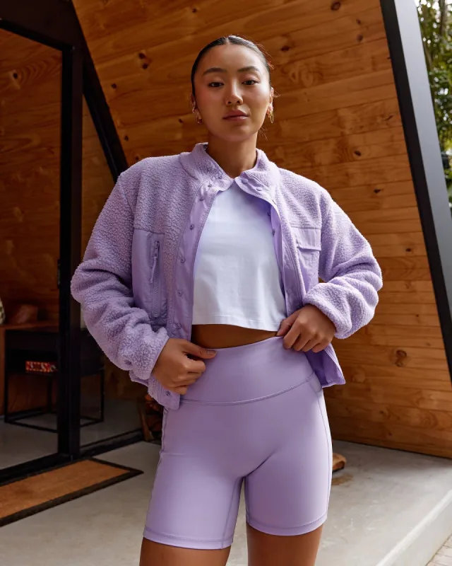 Alpine Fleece Jacket - Pale Lilac sold by LSKD