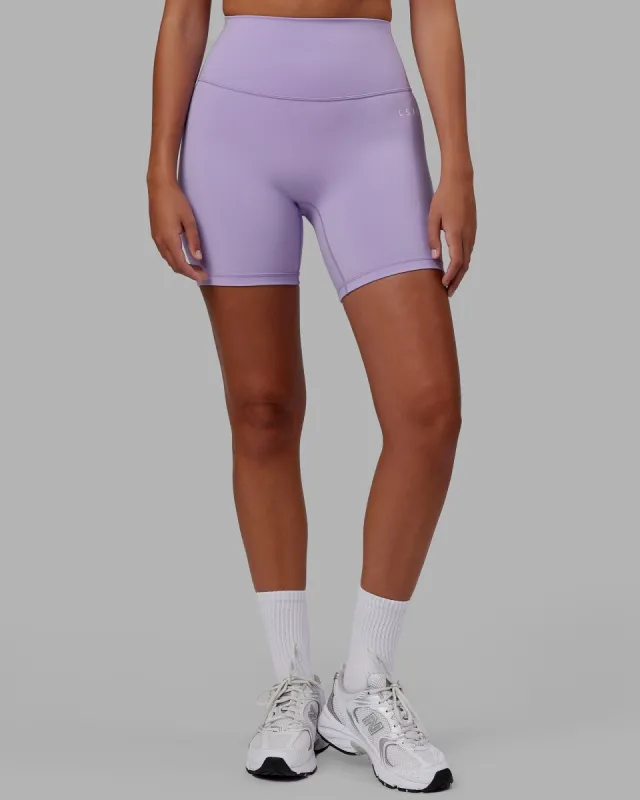 Base 2.0 Mid Short Tights - Pale Lilac sold by LSKD