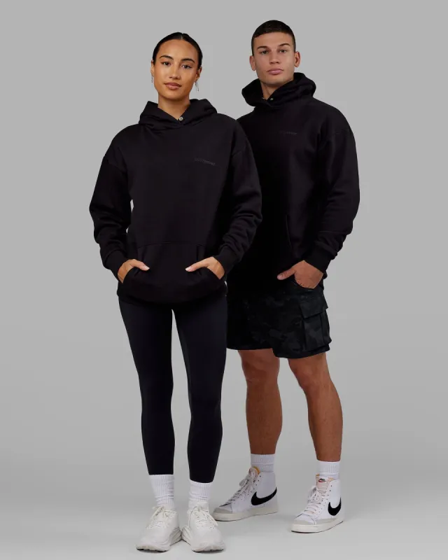 Unisex Motion Hoodie Oversize - Black-Black sold by LSKD