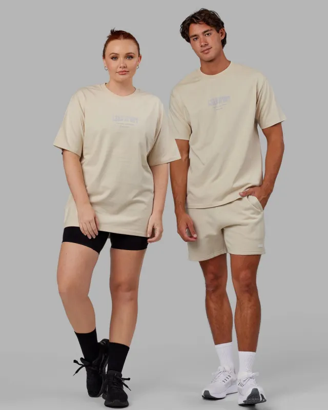 Unisex Standard Heavyweight Tee Oversize - Bone sold by LSKD
