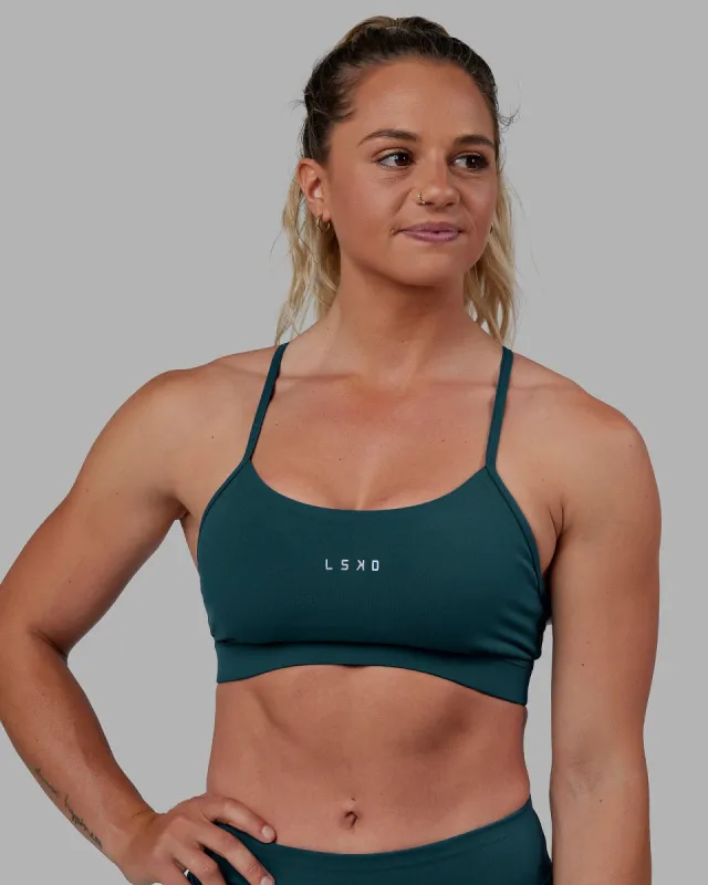 Lift Sports Bra - Tidal Teal sold by LSKD