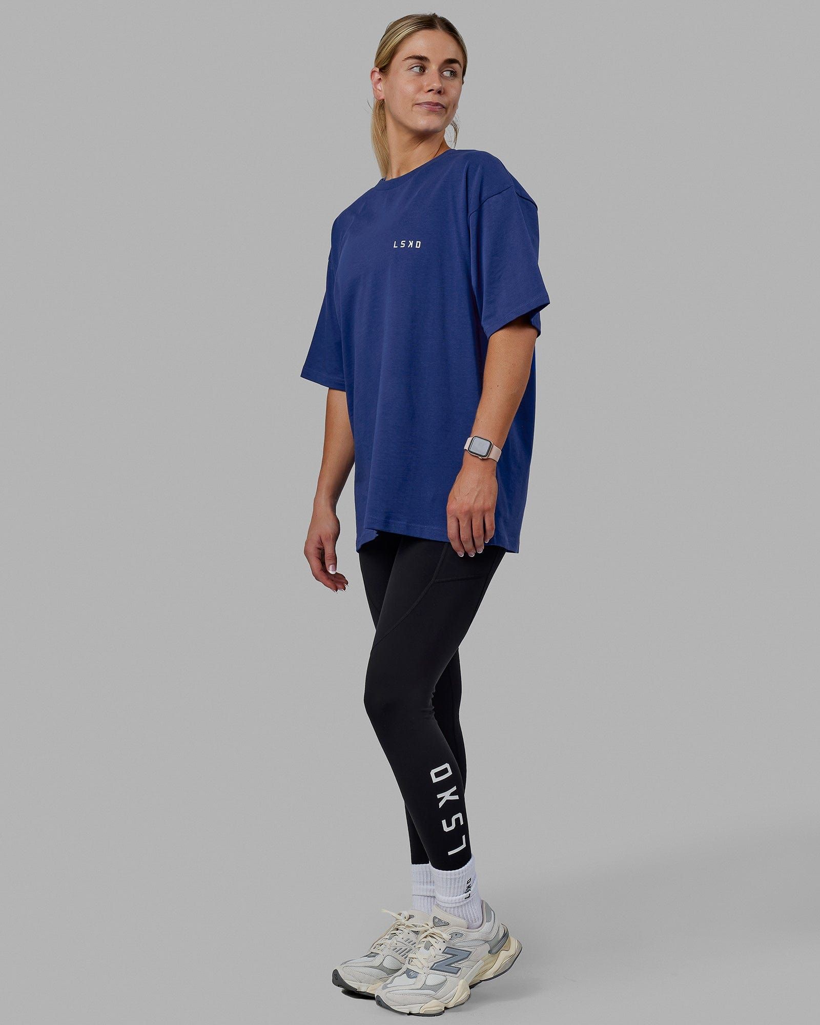 Unisex Endeavour Heavyweight Tee Oversize - Galactic Cobalt sold by LSKD product image thumbnail 5