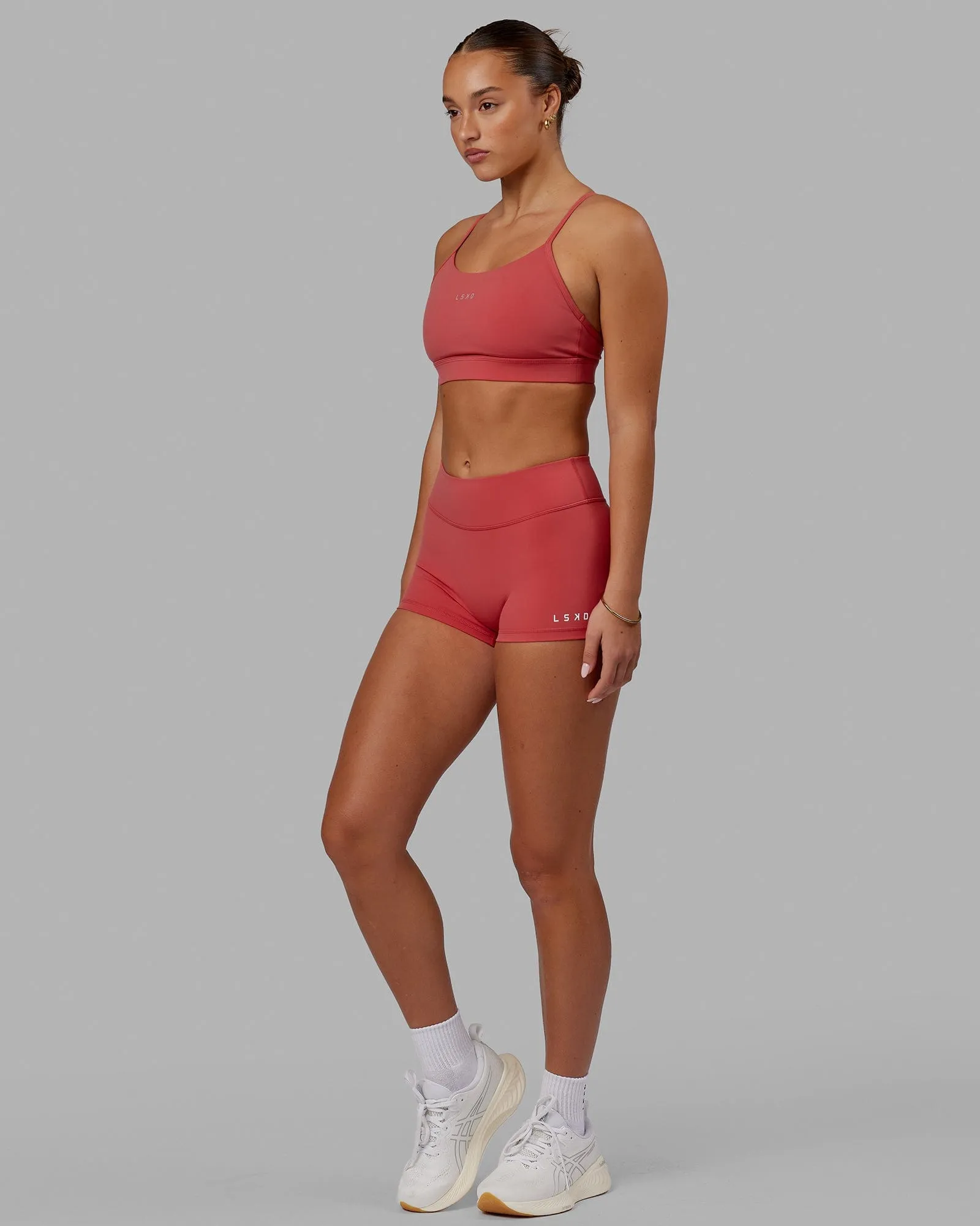 Lift Sports Bra - Mineral Red sold by LSKD product image thumbnail 4