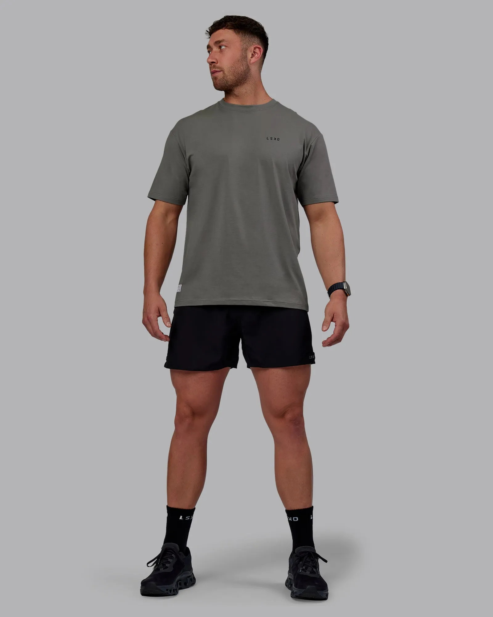 VS5 FLXCotton Tee Oversize - Storm Front-Black sold by LSKD product image thumbnail 5