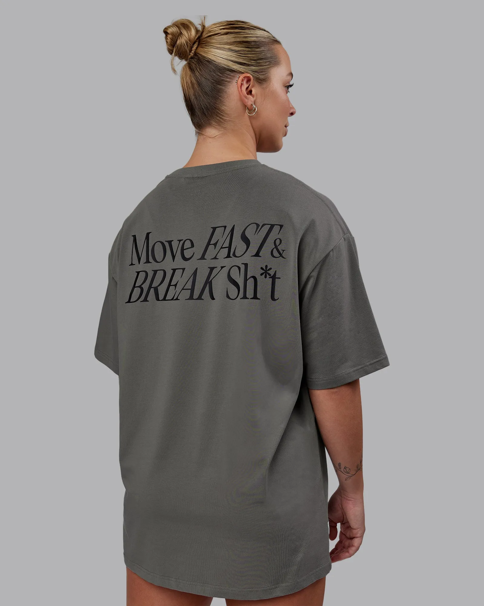 VS5 FLXCotton Tee Oversize - Storm Front-Black sold by LSKD product image thumbnail 2