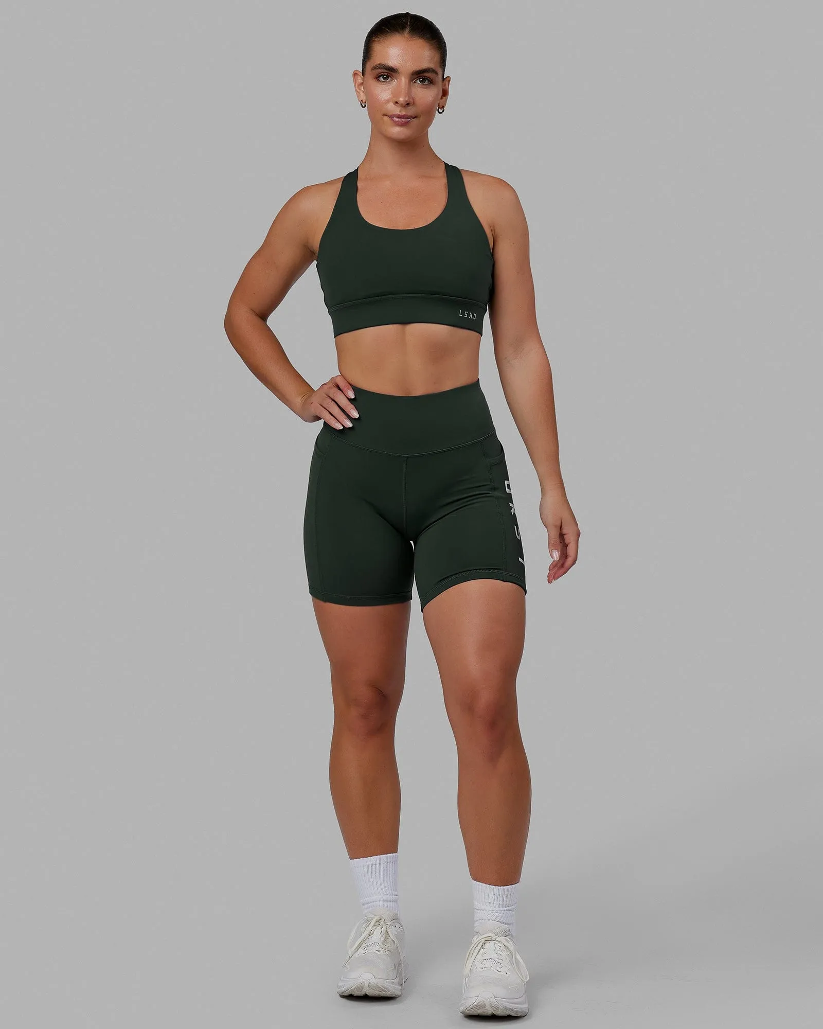 MVP 2.0 Sports Bra - Vital Green sold by LSKD product image thumbnail 4