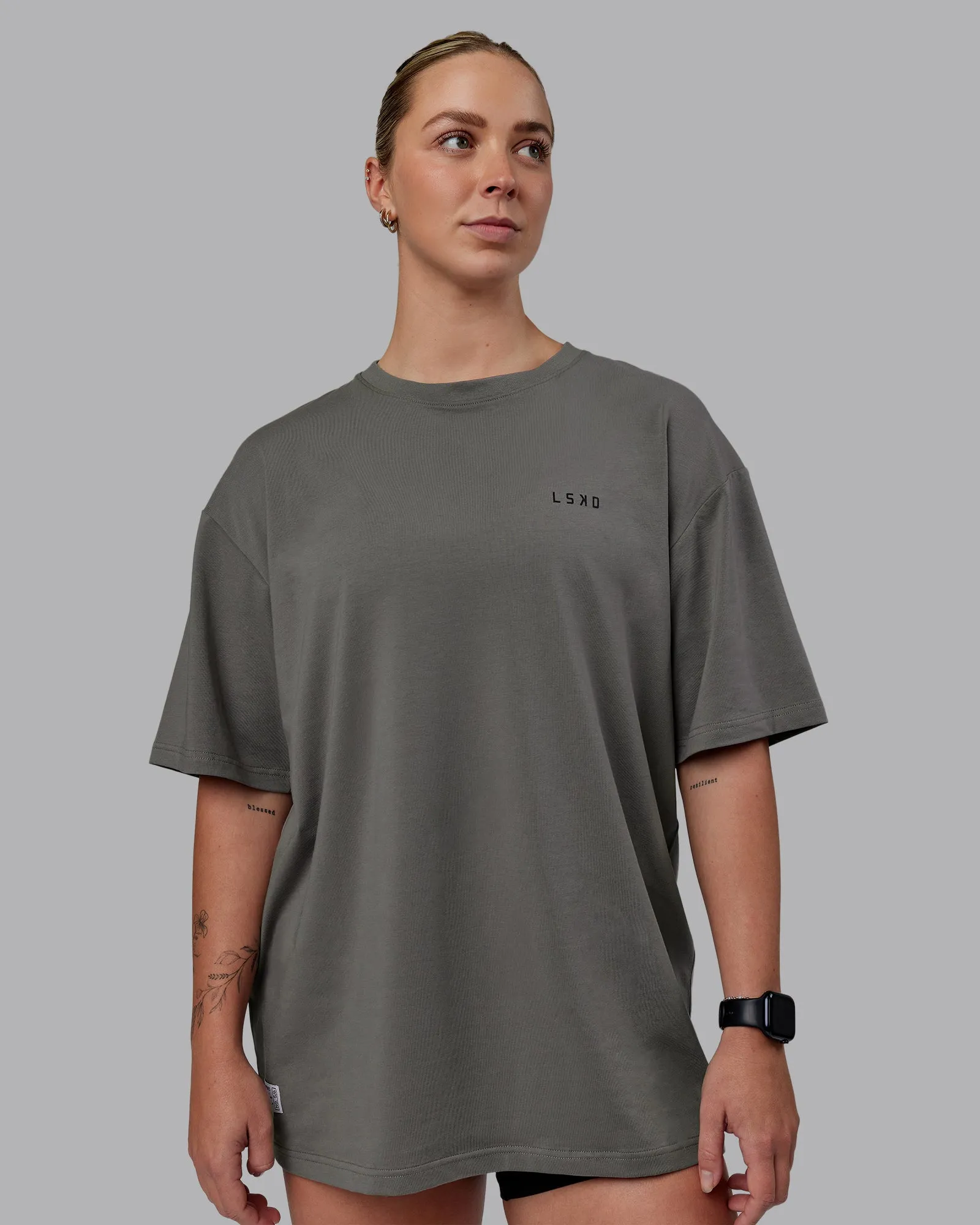 VS5 FLXCotton Tee Oversize - Storm Front-Black sold by LSKD product image thumbnail 4